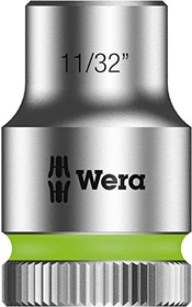 Wera 8790 HMB Zyklop Außensechskant Steckschlüssel 3/8" zöllig, 11/32"x29mm
