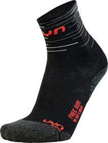 UYN Free Run Laufsocken black/red (Damen)