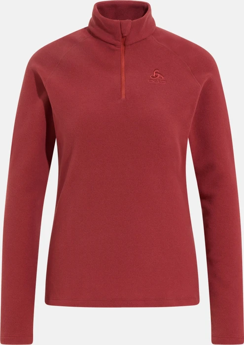 Odlo Rigi Mid Layer Half Zip Laufshirt langarm spiced apple (Damen)