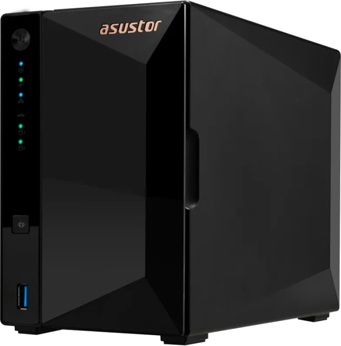 Asustor Drivestor 2 Pro Gen2 AS3302T 8TB, 2GB RAM, 1x RJ-45 2.5GBase-T, 3x USB-A 3.0