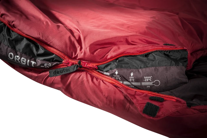 Deuter Orbit -5° SL Mumienschlafsack cranberry/aubergine
