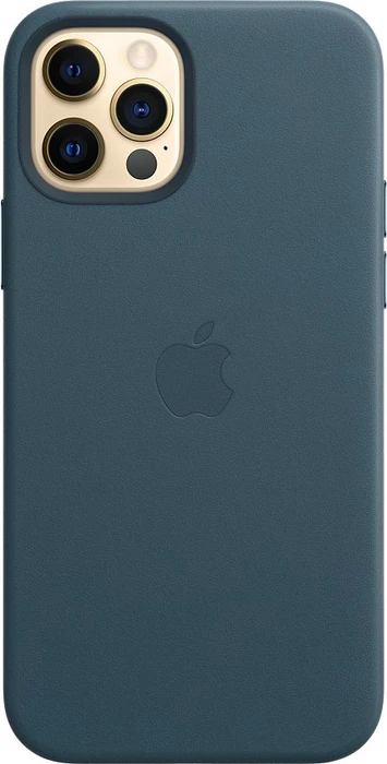 Apple Leder Case mit MagSafe für iPhone 12/12 Pro baltischblau
