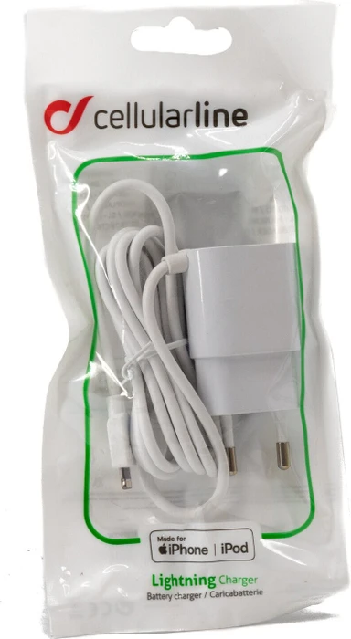 Cellularline Lightning Charger weiß