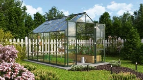 Vitavia Domus 9900 ESG 3mm Gewächshaus smaragd