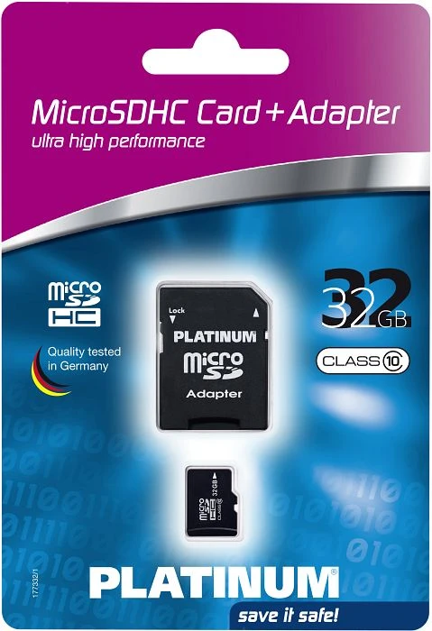 BestMedia Platinum R20 32GB Kit, Class 10