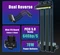 Glotrends Dual Reverse Riser Cable, gewinkelt, PCIe 5.0, 185mm, schwarz Vorschaubild
