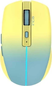 Inca IWM-511RS Wireless Mouse gelb/blau, USB/Bluetooth