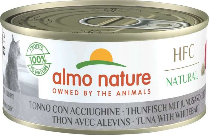 almo nature HFC Natural Cats, Thunfisch mit Jungsardellen, 7.20kg (48x 150g)