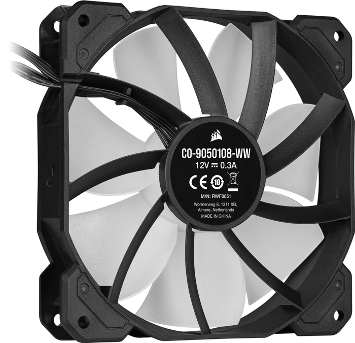 Corsair SP Series iCUE SP120 RGB Elite, schwarz, 120mm