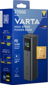 Varta High Speed Powerbank 27000 grau