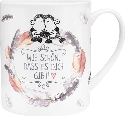 Sheepworld XL-Tasse Wie schön, dass es Dich gibt! 600ml