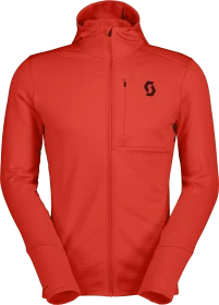 Scott Defined Light Zip Hoodie turbo red (Herren)