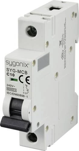 Sygonix Leitungsschutzschalter 1polig 10A 240 V/AC