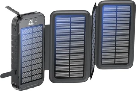 Boompods Neutron Solar Fold Powerbank 16000mAh schwarz