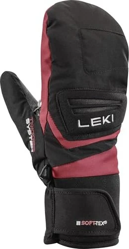 Leki Griffin 3D Mitt Skihandschuhe black/rosé (Junior)