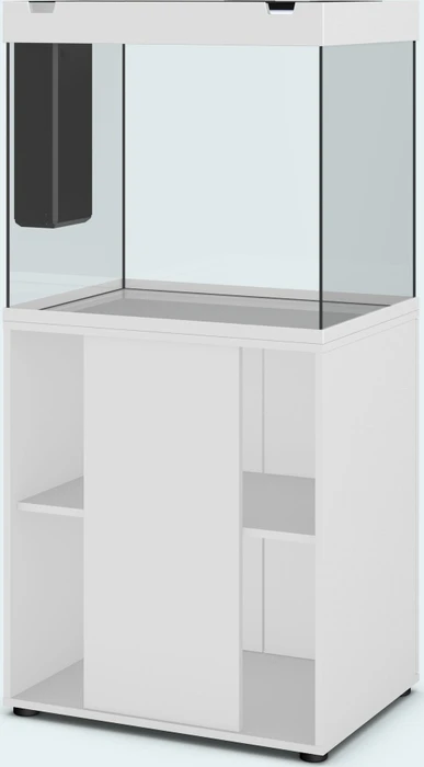 Juwel Lido 200 LED Aquarium-Set mit Unterschrank, weiß/weiß, 200l