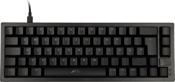 Xtrfy K5 Compact, LEDs RGB, hot-swap, schwarz, Kailh KT RED, USB, DE