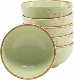 CreaTable Nature Collection Dipschale green, 6 Stück