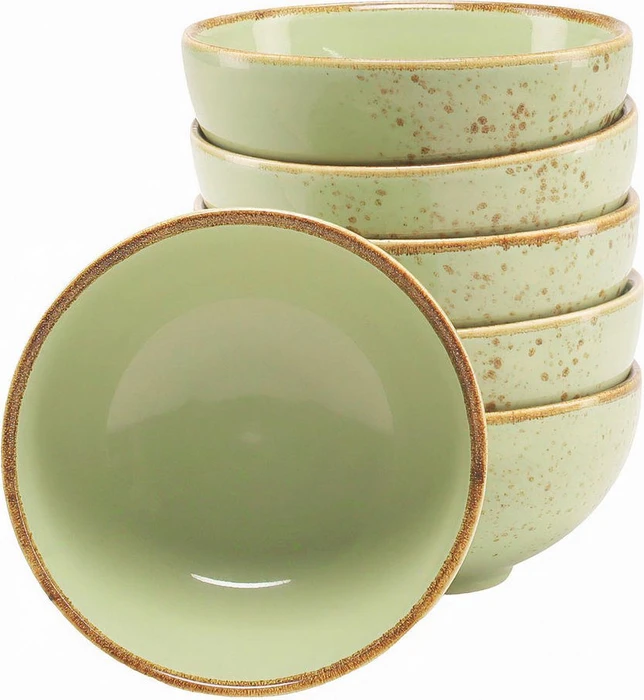 CreaTable Nature Collection Dipschale green, 6 Stück