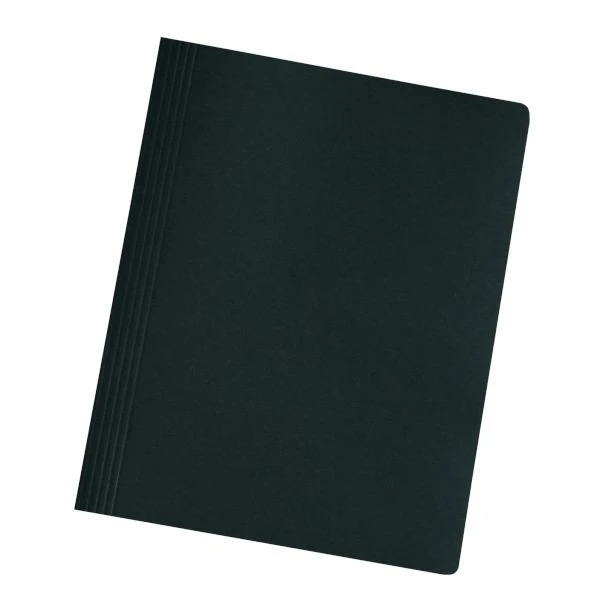 Herlitz Intensiv Schnellhefter Karton, A4, schwarz