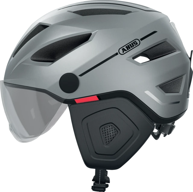 ABUS Pedelec 2.0 ACE Helm silver edition