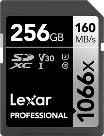 Lexar Professional 1066x Silver Series R160/W120 256GB, UHS-I U3, Class 10