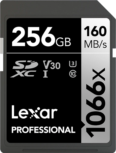 Lexar Professional 1066x Silver Series, SD UHS-I U3, A2, V30