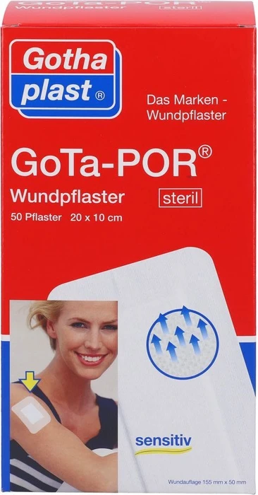 Gothaplast GoTa-POR steril, 10 x 20cm, 50 Stück