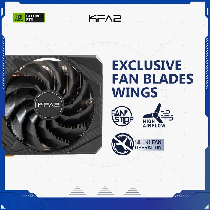 KFA2 GeForce RTX 3060 Ti Plus V2 (1-Click OC), 8GB GDDR6X, HDMI, 3x DP, bulk