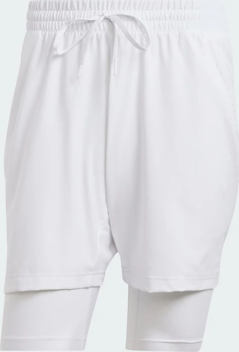 adidas Tennis Pro Aeroready 2-in-1 Tennis Hose kurz white (Herren)
