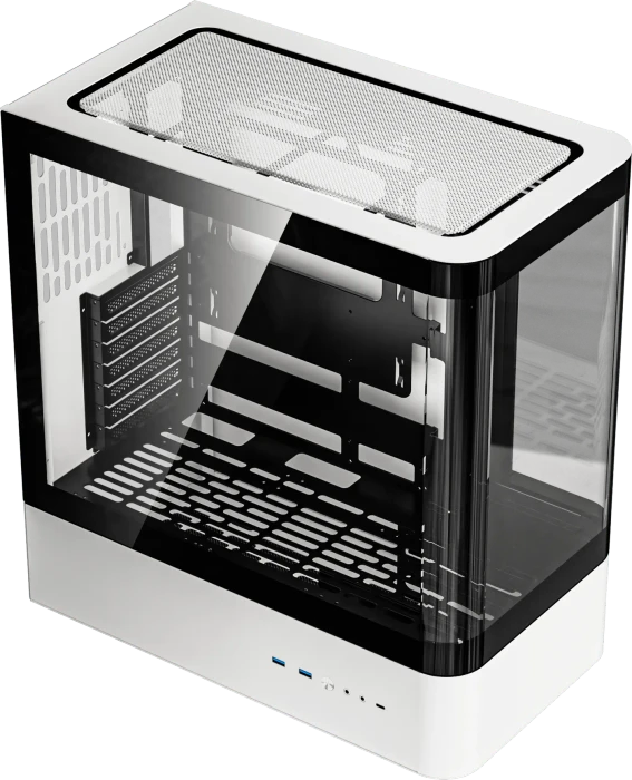 DarkFlash HM1 White, Glasfenster