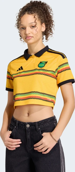 adidas Jamaika 26 x Bob Marley Crop 2026 Heimtrikot kurzarm (Damen)
