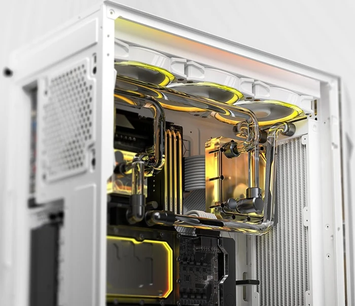 Antec Dark League Dark Phantom DP505 White, weiß, Glasfenster