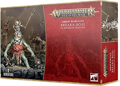 Games Workshop Warhammer Age of Sigmar - Orruk Warclans - Breaka-Boss on Mirebrute Troggoth