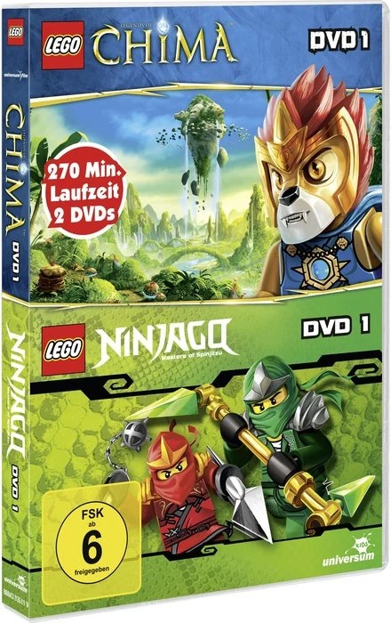 LEGO Legends of Chima Season 1 & Ninjago Season 1 (DVD)