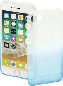 Hama Cover Colorful für Apple iPhone 7/8/SE (2020) transparent\/blau