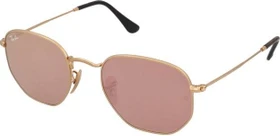 Ray-Ban RB3548N Hexagonal Flat Lenses 48mm polished gold/copper flash