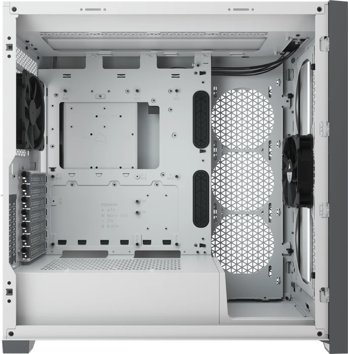 Corsair 5000D Airflow, weiß, Glasfenster