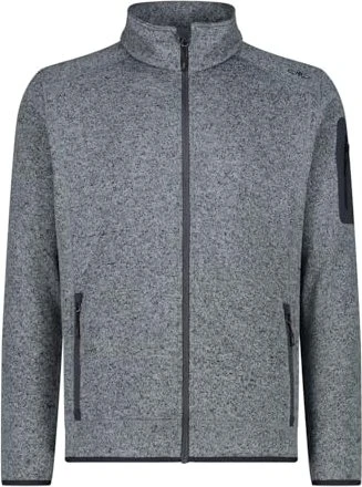 CMP Melange Knit Tech Heavy Fleece Jacke alluminio/titanio (Herren)