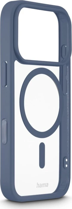 Hama Handyhülle Frame Protect magnetisch für Apple iPhone 17 Pro transparent/blau