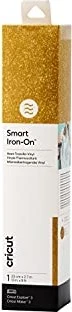 Cricut Joy Smart Vinyl Iron On Glitter Bügelfolie gold, 33x270cm