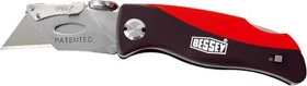Bessey DBKPH-EU Mini-Klappmesser mit Kunststoffgriff, beidhändig, 160mm, schwarz/rot