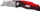 Bessey DBKPH-EU Mini-Klappmesser mit Kunststoffgriff, beidhändig, 160mm, schwarz/rot