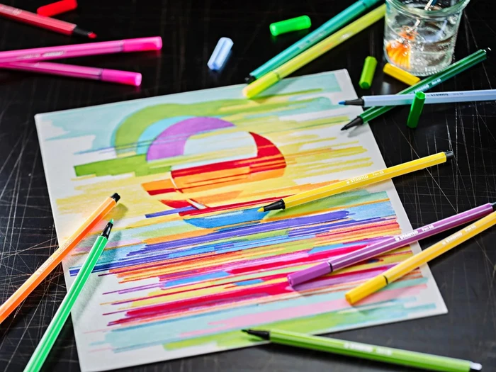 STABILO Pen 68 Arty sortiert, 65er-Set, Etui