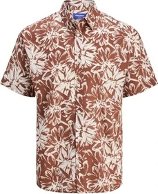 Jack & Jones Wide Fit Hemd kurzarm arabian spice (Herren)