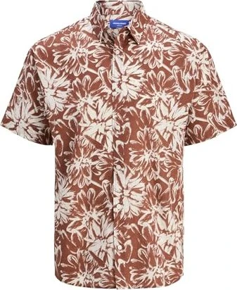 Jack & Jones Wide Fit Hemd kurzarm arabian spice (Herren)