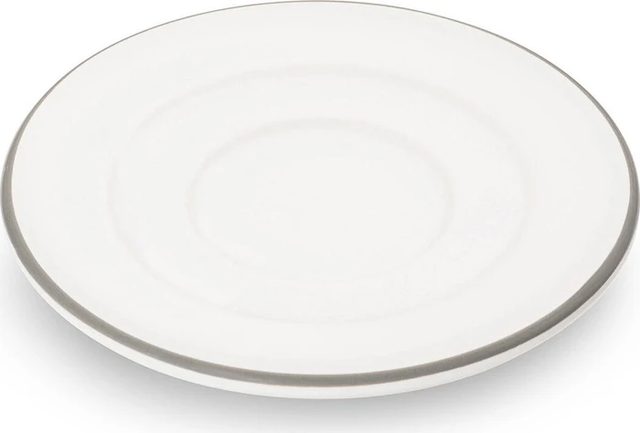 Gmundner Keramik Grauer Rand Unterteller Espresso 11cm
