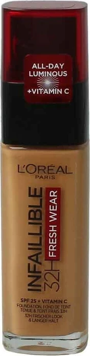 L'Oréal Infaillible 32H Fresh Wear Make-Up Foundation 263 honey bisque LSF25, 30ml