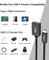 Syntech Adapterkabel, USB 3.1, 10Gb/s, USB-C [Stecker] auf USB-A [Buchse], schwarz, 17cm, 2er-Pack Vorschaubild