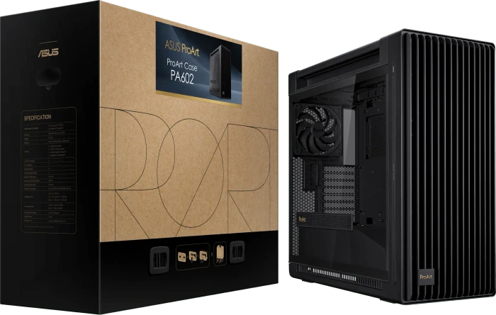 ASUS ProArt PA602, schwarz, Glasfenster